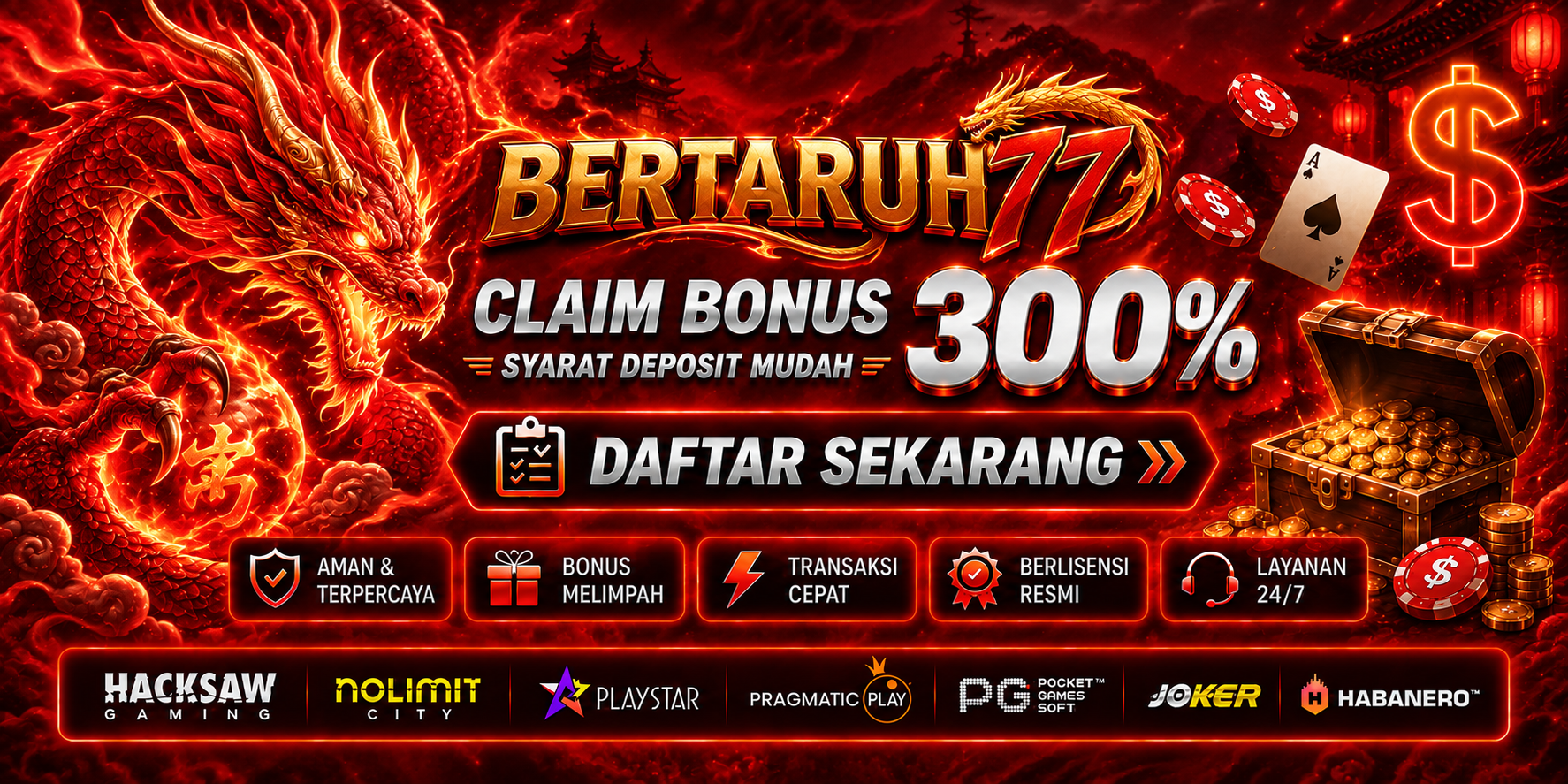 SELAMAT DATANG DI SITUS RESMI BERTARUH77